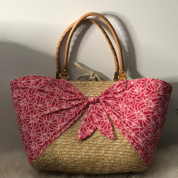 Calypso St. Barth for Target Straw Cotton beach market tote - Picture 1 of 11